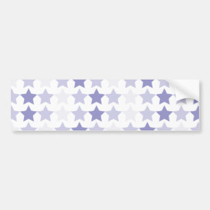 Patriotic Blue Ombre Stars Bildekal