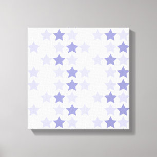 Patriotic Blue Ombre Stars Canvastryck