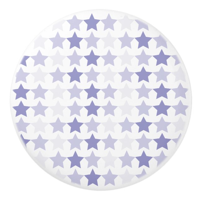 Patriotic Blue Ombre Stars Knopp (Framsidan)