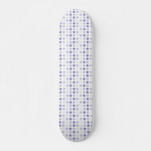 Patriotic Blue Ombre Stars Skateboard Bräda 19,5 Cm