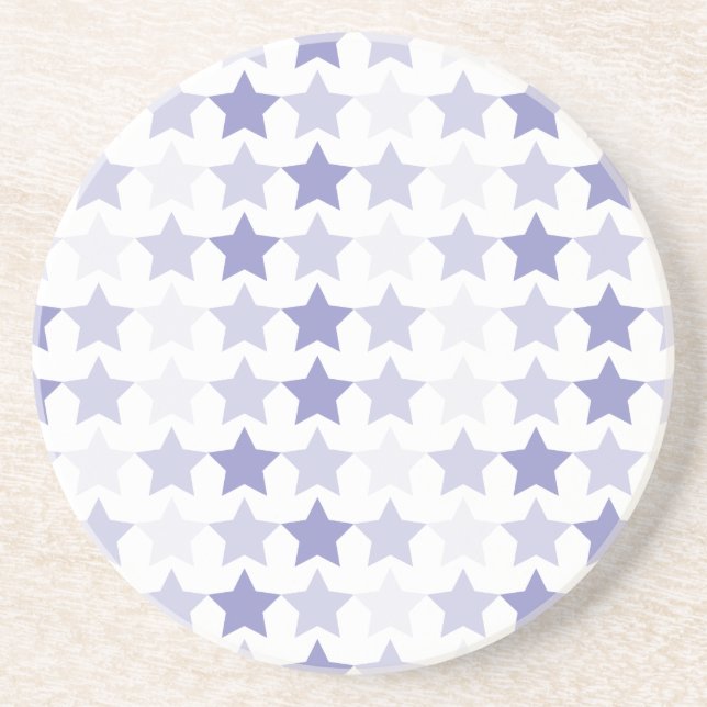 Patriotic Blue Ombre Stars Underlägg (Framsidan)