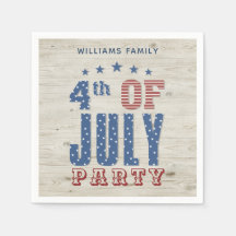 Patriotic Blue Stars Rand | 4 juli