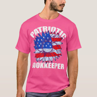 Patriotic Bokkeeper solros retro jobb america f T Shirt