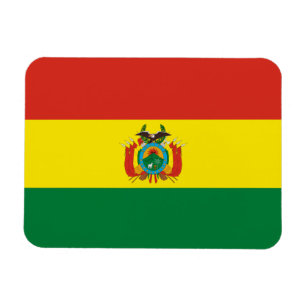 Patriotic Bolivia Flagga Magnet