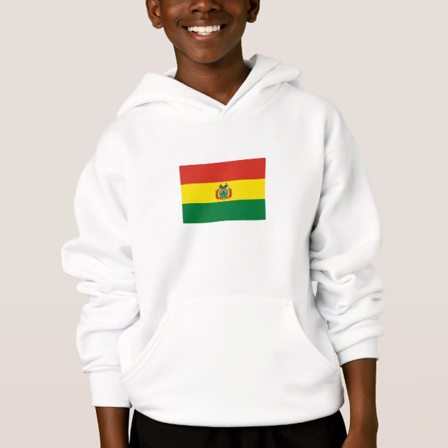 Patriotic Bolivia Flagga T Shirt (Framsida)