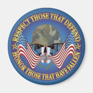 Patriotic Bones Magnet