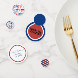 🎉 Patriotic Bord Confetti