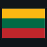 Patriotic bord-kort med Flagga från Litauen Bordsnummer<br><div class="desc">Lägg till ett utmärkande drag av nationellt pride till era händelser med detta patriotiska bord-kort som omfattar Litauens flagga! Perfekt för bröllop, banketter, konferenser eller andra formella sammankomster är detta kort för bord designat för att framträda med den vitala gulten, grönten och det röda färgen i den litauiska flagga. Oavsett...</div>