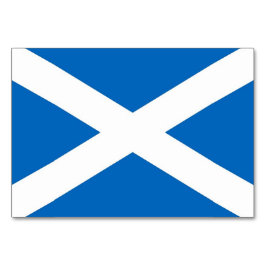 Patriotic bord-kort med Flagga från Skottland Bordsnummer