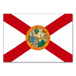 Patriotic bord-kort med Flagga i Florida Bordsnummer