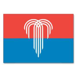 Patriotic bord-kort med Flagga Kansas City Bordsnummer