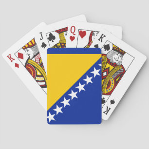 Patriotic Bosnien och Hercegovina Flagga Casinokort