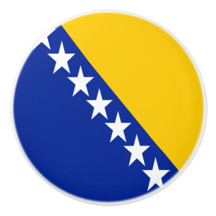 Patriotic Bosnien och Hercegovina Flagga Knopp