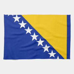Patriotic Bosnien och Hercegovina Flagga Kökshandduk