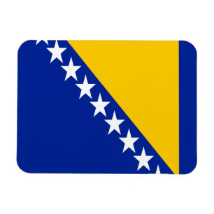 Patriotic Bosnien och Hercegovina Flagga Magnet