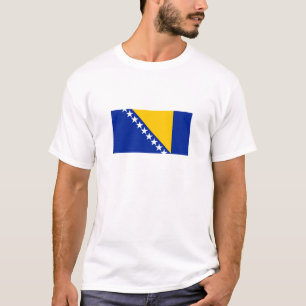 Patriotic Bosnien och Hercegovina Flagga T Shirt