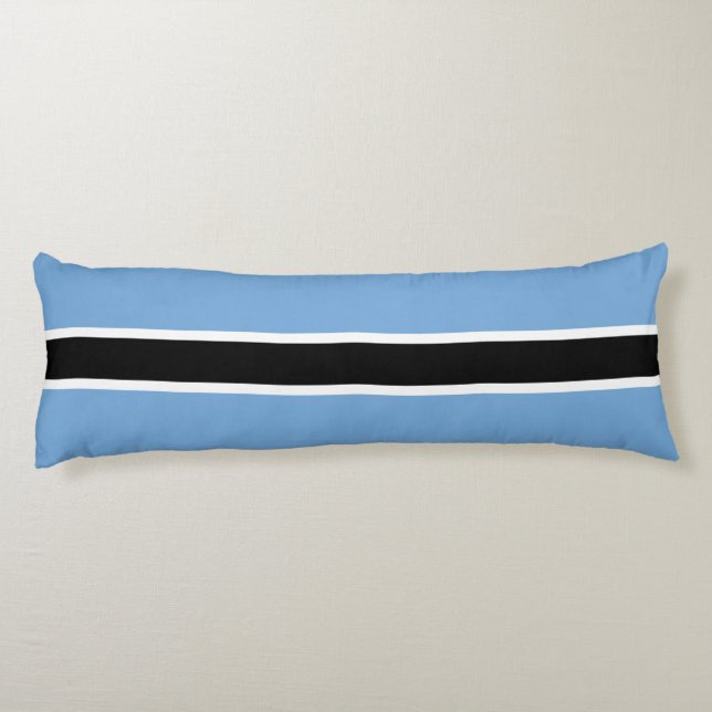 Patriotic Botswana Flagga Kroppskudde (Baksidan)