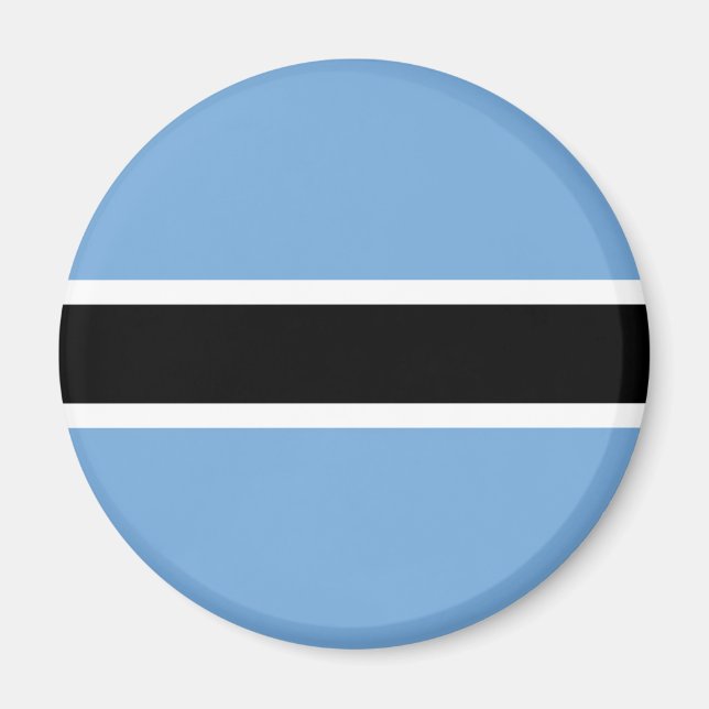 Patriotic Botswana Flagga Magnet (Framsidan)