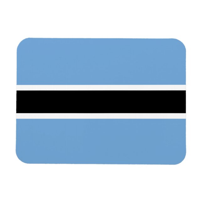 Patriotic Botswana Flagga Magnet (Horisontell)