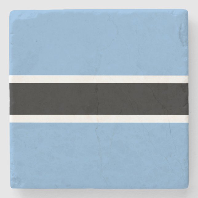 Patriotic Botswana Flagga Stenunderlägg (Framsidan)