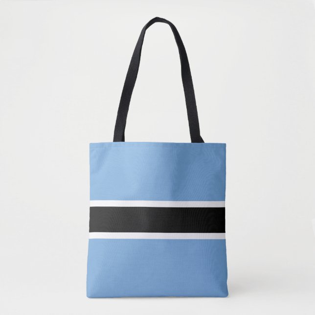 Patriotic Botswana Flagga Tote Bag Tygkasse (Framsida)