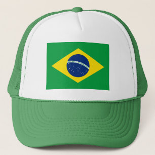 Patriotic Brasilien Flagga Keps