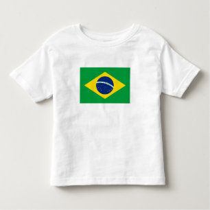 Patriotic Brasilien Flagga T Shirt