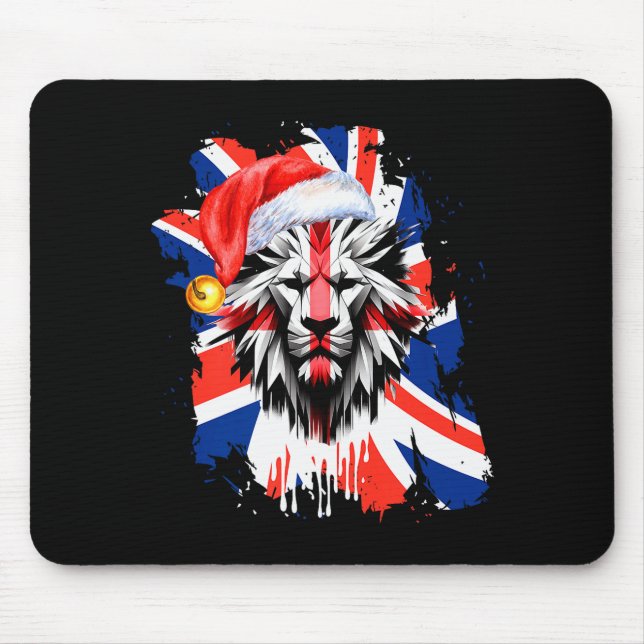 Patriotic British Christmas Uk English Flag Premiu Musmatta (Framsidan)