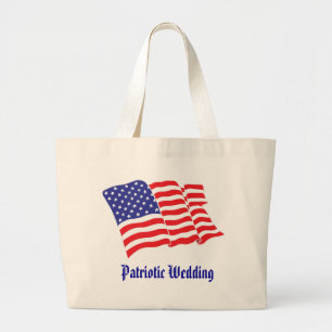 Patriotic Bröllop Jumbo Tygkasse