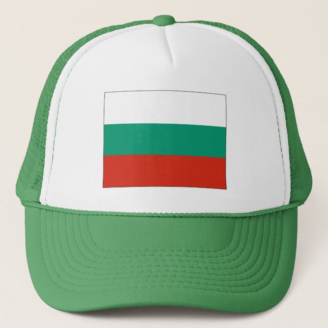 Patriotic Bulgariska Flagga Keps (Framsida)