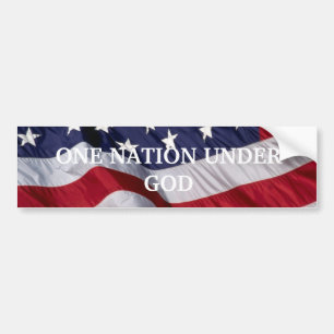 PATRiOTIC BUMBER-STICKARE Bildekal