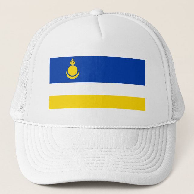 Patriotic Buryatia Flagga Keps (Framsida)