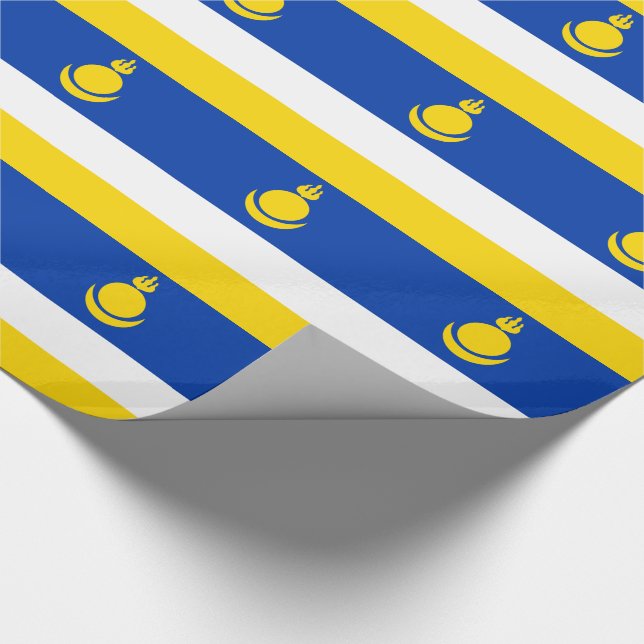 Patriotic Buryatia Flagga Presentpapper (Hörn)