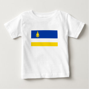 Patriotic Buryatia Flagga T Shirt