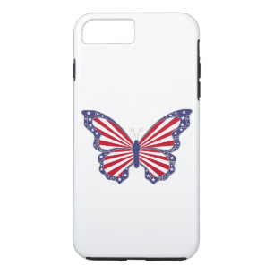 Patriotic Butterfly iPhone 7 Fodral