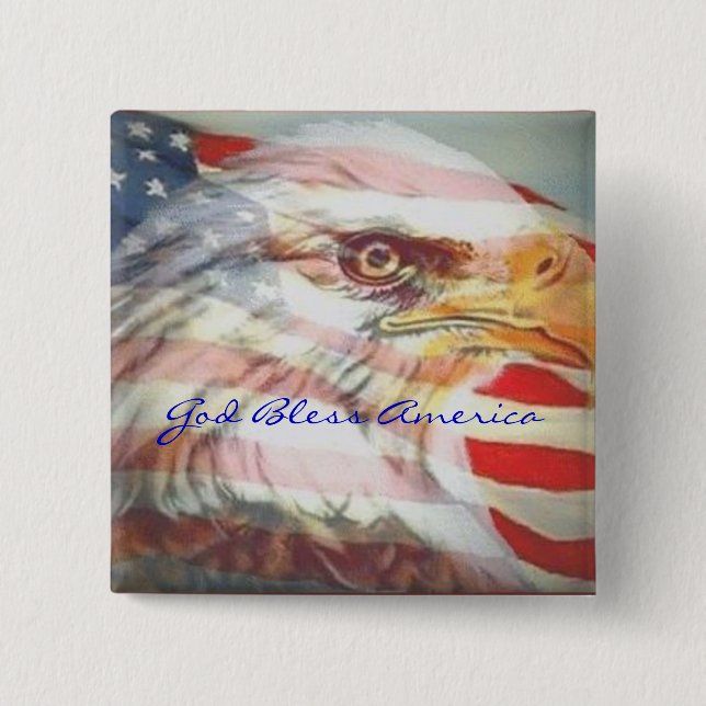 Patriotic Button Knapp (Framsida)