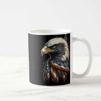 Patriotic Byld Eagle 4:e juli Manar USA Kaffemugg