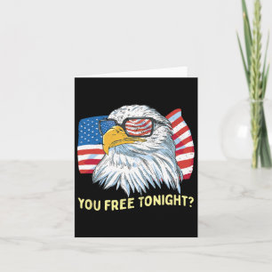 Patriotic Byld Eagle America Independence day 4:e Kort