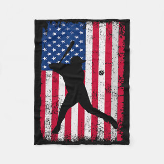 Patriotic Bysebyll 4 juli Manar USA FL Fleecefilt