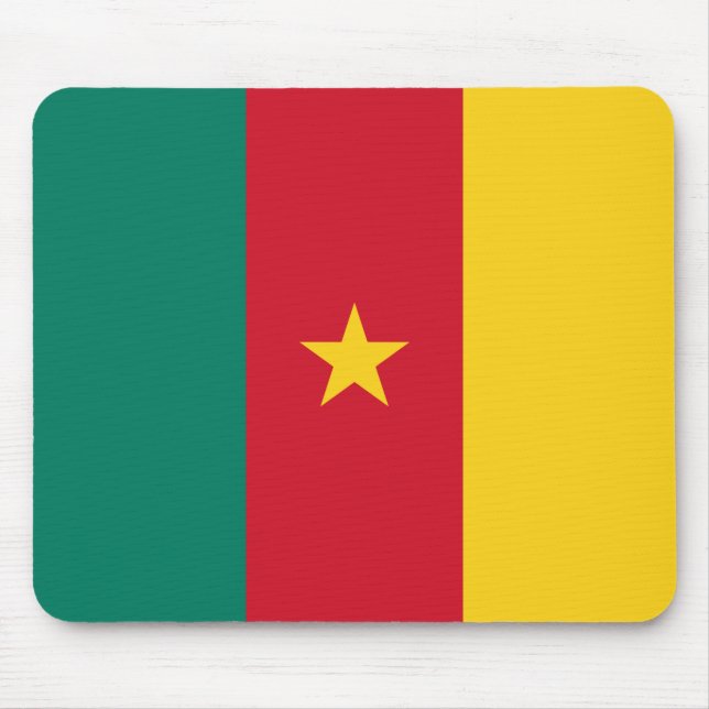 Patriotic Cameroon Flagga Musmatta (Framsidan)
