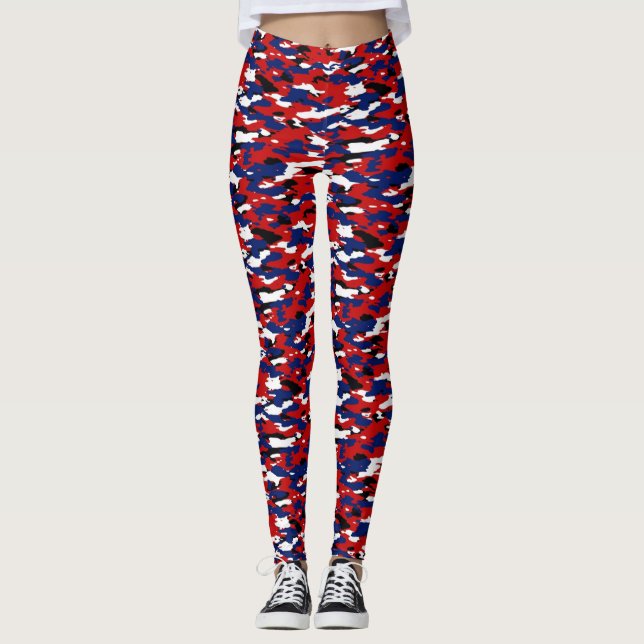 Patriotic Camo Leggings (Framsida)