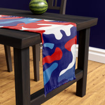 Patriotic Camouflage Red White och Blue Camo
