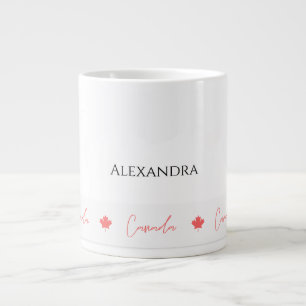 Patriotic Canada Day Firande Souvenir Jumbo Mugg