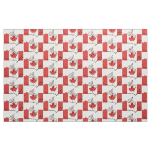 Patriotic CANADA Flagga Tyg