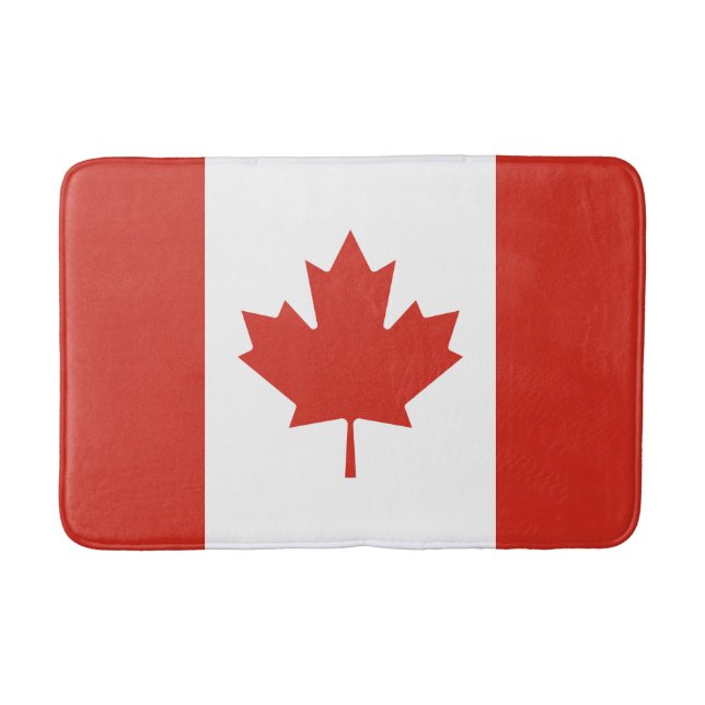 Patriotic Canadian Flagga Badrumsmatta (Framsidan)