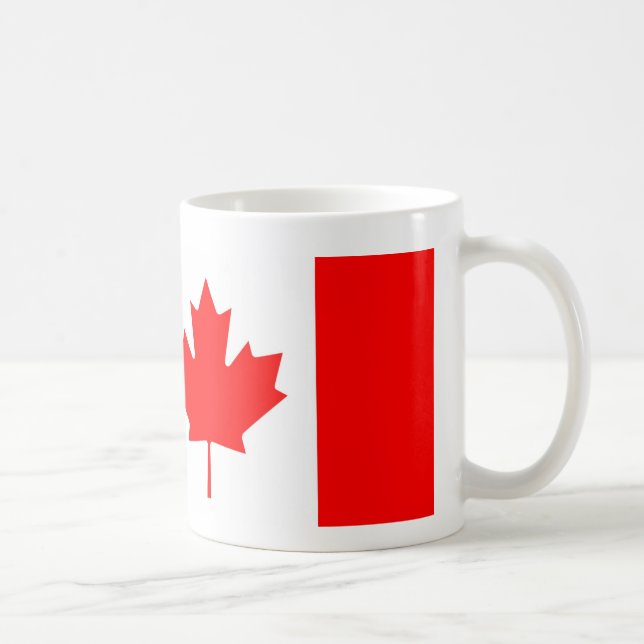 Patriotic Canadian flagga Kaffemugg (Höger)
