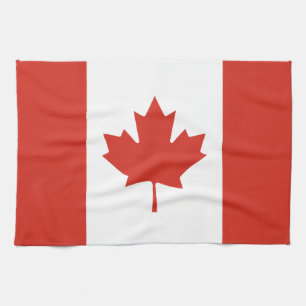 Patriotic Canadian Flagga Kökshandduk