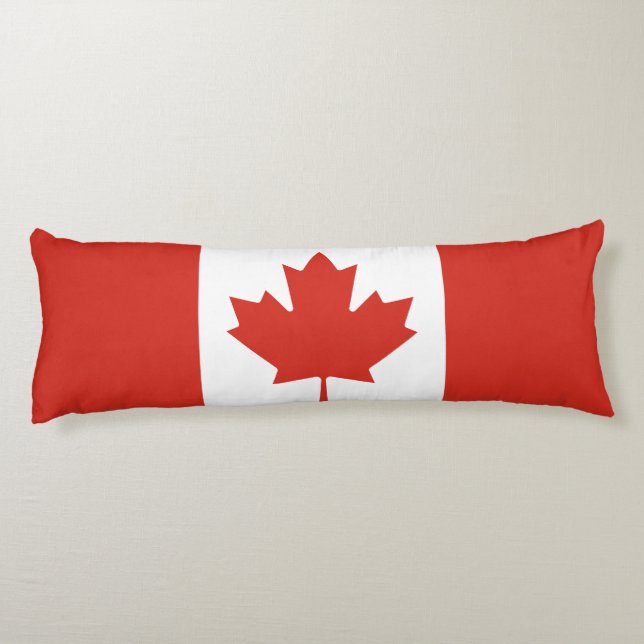 Patriotic Canadian Flagga Kroppskudde (Baksidan)