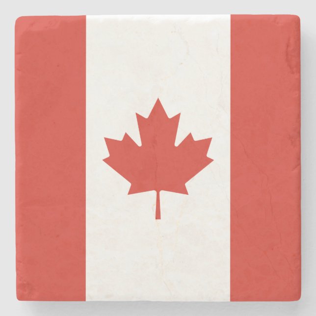 Patriotic Canadian Flagga Stenunderlägg (Framsidan)