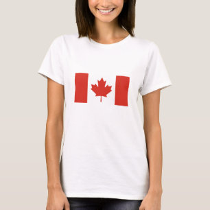Patriotic Canadian Flagga T Shirt